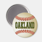 AIMANT BASEBALL D'OAKLAND (Recto/Verso)