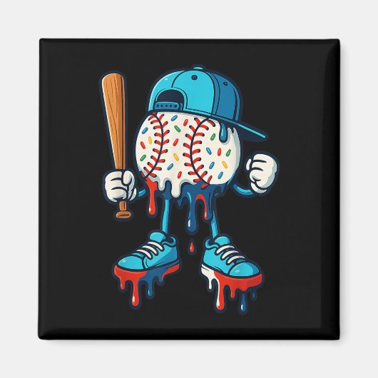 Aimant Baseball Lifestyle 101 Vêtements Jeune Baseball Dr (Devant)