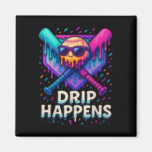 Aimant Baseball Lifestyle 101 Vêtements Jeune Baseball Dr (Devant)