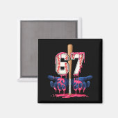 Aimant Baseball Lifestyle Shirt Youth Baseball Glove Drip (Recto/Verso)