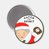 Aimant Baseball Noël Stocking Stuffers (Recto/Verso)