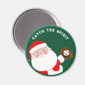 Aimant Baseball Noël Stocking Stuffers (Recto/Verso)