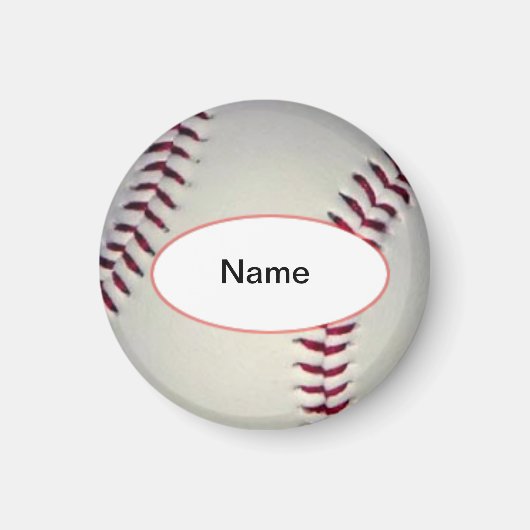 Aimant Baseball personnalisé (Devant)
