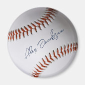 Aimant Baseball personnalisé signé (Devant)