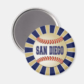 AIMANT BASEBALL RETRO SAN DIEGO (Recto/Verso)