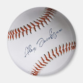 Aimant Baseball Signé Personnalisé (Devant)