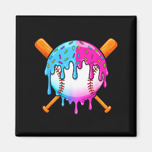 Aimant Baseball Sport Respecter Les Garçons Drip Baseball