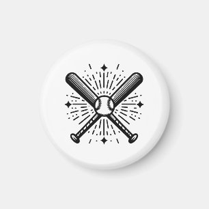 Aimant baseball vintage