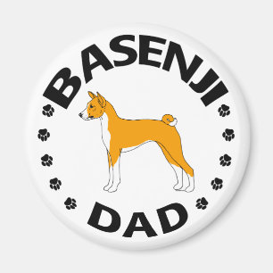 Aimant Basenji Papa