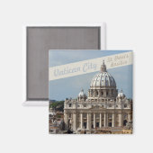 Aimant Basilique Saint-Pierre du Vatican Photo Frigo Magn (Recto/Verso)