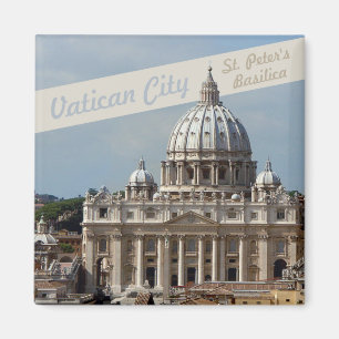 Aimant Basilique Saint-Pierre du Vatican Photo Frigo Magn