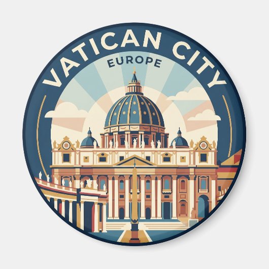 Aimant Basilique Saint-Pierre Vatican City (Devant)