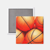 Aimant Basket-ball (Recto/Verso)