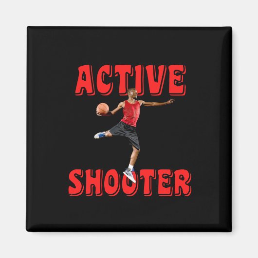 Aimant Basket-ball actif 4 (Devant)