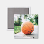 Aimant Basket-ball cadeau (Recto/Verso)