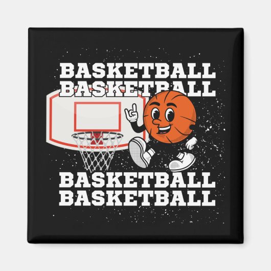 Aimant Basket-ball - Cerceau (Devant)