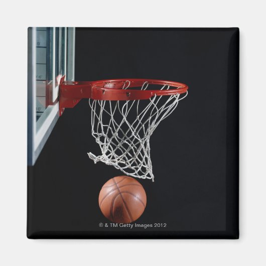 Aimant Basket-ball en cerceau (Devant)