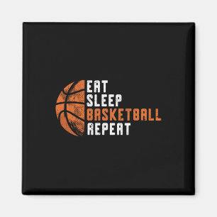 Aimant Basket-ball entraîneur Manger Sleep Basket-ball Ré