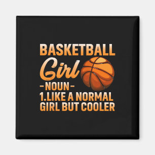 Aimant Basket-ball fille définition panier balle femme sp