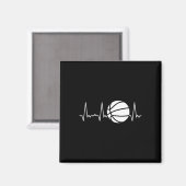 Aimant Basket-ball Heartbeat 1 (Recto/Verso)