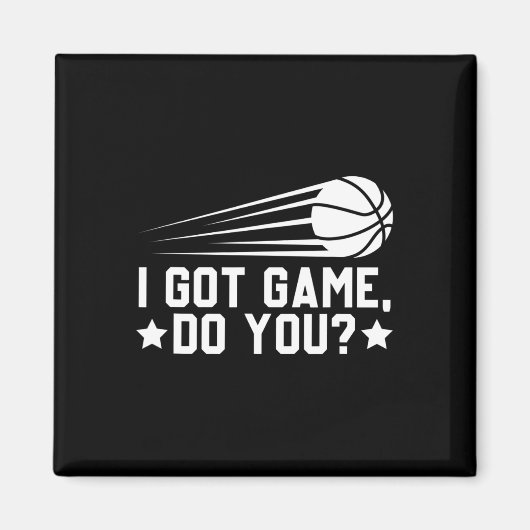 Aimant Basket-ball J'Ai Jeu Do You (Devant)