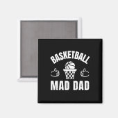 Aimant Basket-ball papa (Recto/Verso)