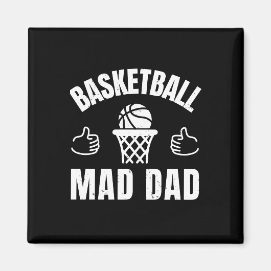 Aimant Basket-ball papa (Devant)