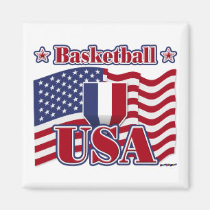 Aimant Basket-ball USA