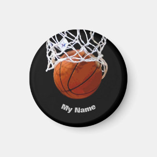 Aimant Basket-ball Votre nom