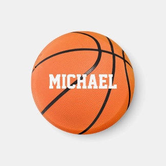 Aimant Basket-ball Votre nom