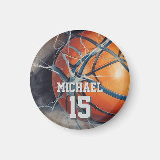 Aimant Basket-ball Votre nom