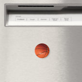 Aimant Basket-ball Votre nom Personnalisé (In Situ (Lave-vaisselle))