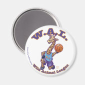 Aimant Basket-ball WAL (Recto/Verso)