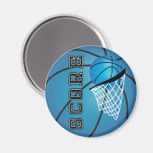 Aimant Basket Bleu (Recto/Verso)