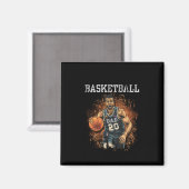 Aimant Basket papa Vintage (Recto/Verso)