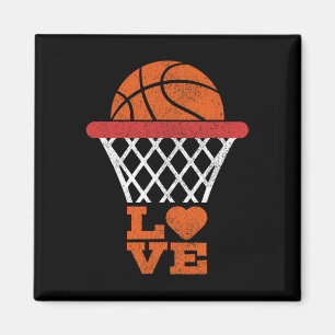 Aimant Basketball Amour Basketball Amoureux Lover Girl Bo
