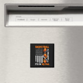 Aimant Basketball C'est dans mon Dna Fun Player Coach Tea (In Situ (Lave-vaisselle))