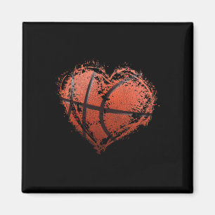 Aimant Basketball Coeur Heureuse Sainte-Valentin Basketba