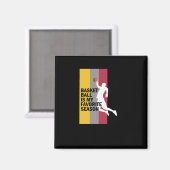 Aimant Basketball Est Ma Saison Préférée 10 (Recto/Verso)