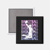 Aimant Basketball Fille Enfants (Recto/Verso)