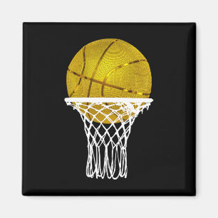 Aimant Basketball Gold Bball Trophée Sport Lover Cadeaux