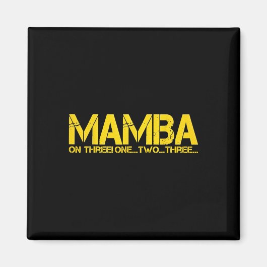 AIMANT BASKETBALL HOOP CHAMPION MAMBA SUR TROIS MOTIVATIO (Devant)