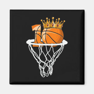 Aimant Basketball Joyeux 10e anniversaire Boy Bball 10 an
