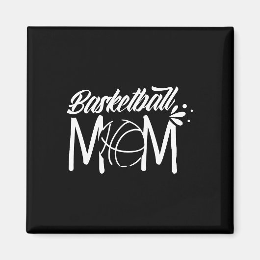 Aimant Basketball Maman Coach Joueur de l'équipe Match Mè (Devant)