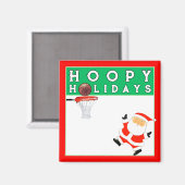 Aimant Basketball Noël Stocker Stuffer (Recto/Verso)