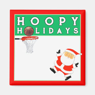 Aimant Basketball Noël Stocker Stuffer