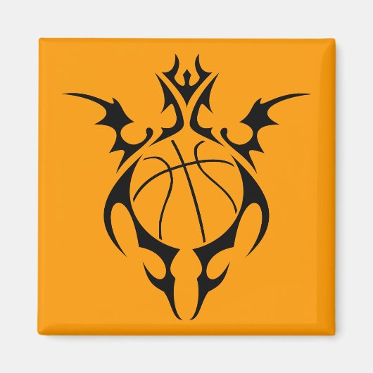 Aimant basketball. tribal. (Devant)
