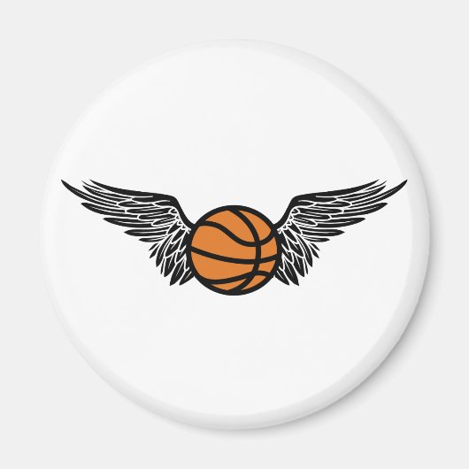Aimant basketball. tribal. (Devant)