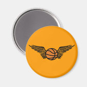 Aimant basketball. tribal. (Recto/Verso)