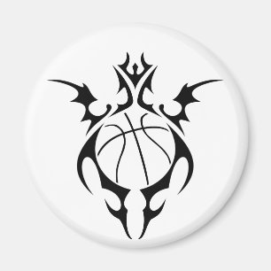 Aimant basketball. tribal.